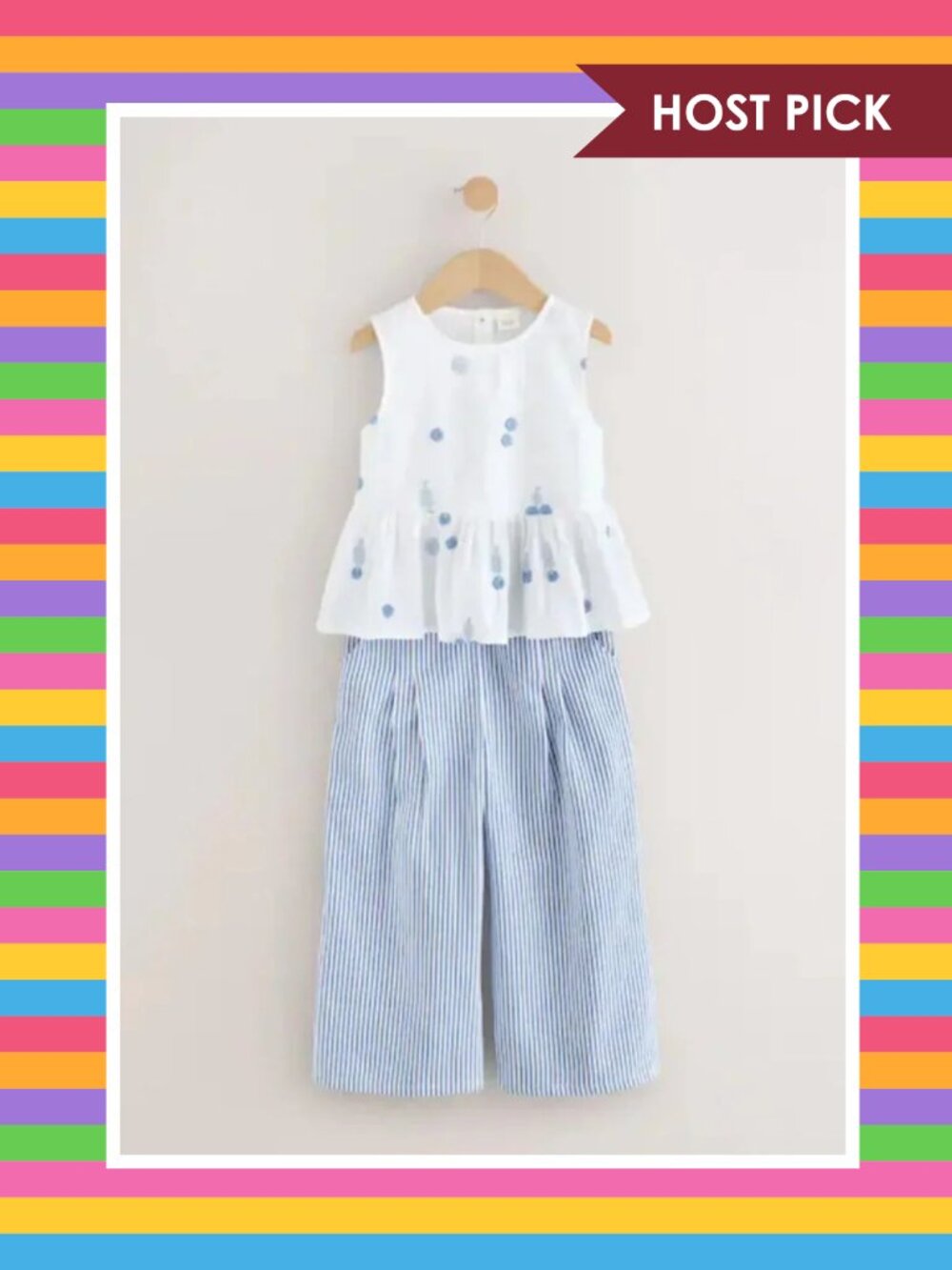 Next Embroidered Blouse & Pant Set (6/7) - NWT